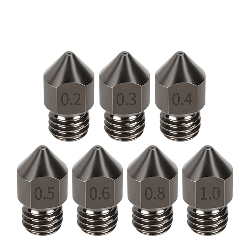 3D Printing News - Super Hardened Steel Nozzle MK8 5Pcs/Lots