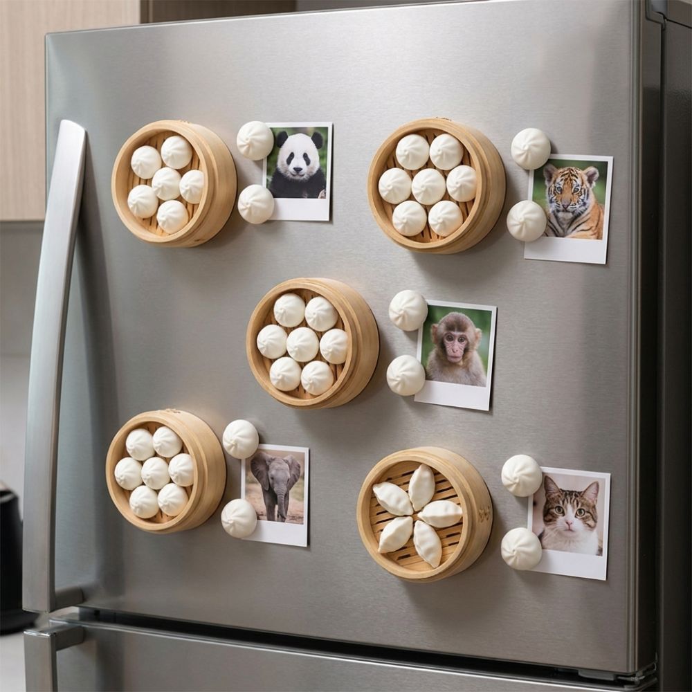 3D Printing Quote - 3D Printing Bun Dumpling Fridge Magnet