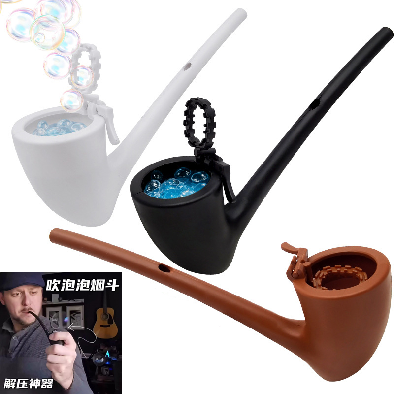 3D Printing Nerd - Novelty Pipe Shape Bubble Machine 3D