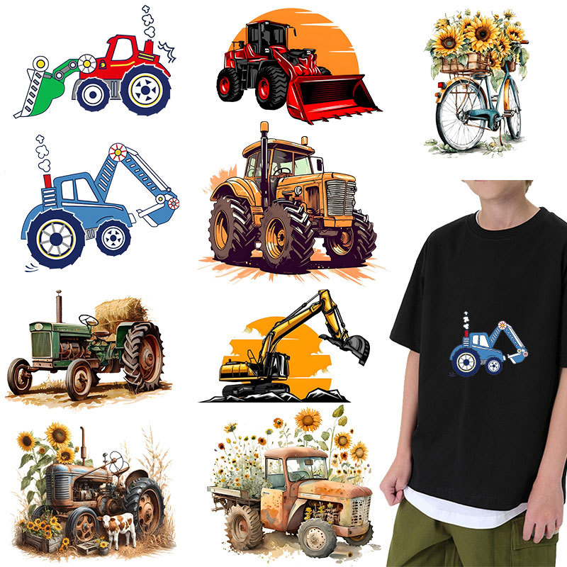 3D Printing Quote - 2PCS 15CM cartoon car children's T-shirt