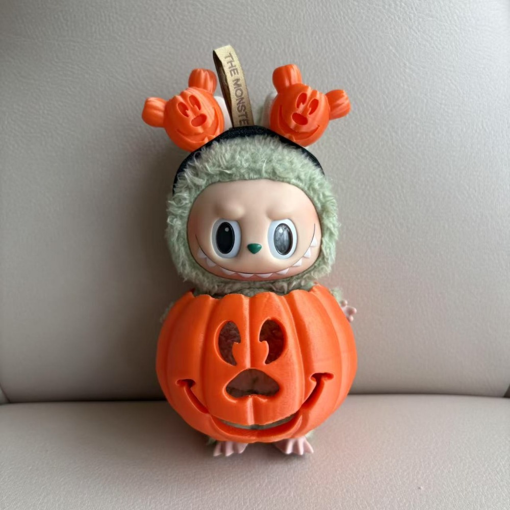 3D Printing Labubu - 17CM Labubus Doll Clothes Hallowmas Pumpkin