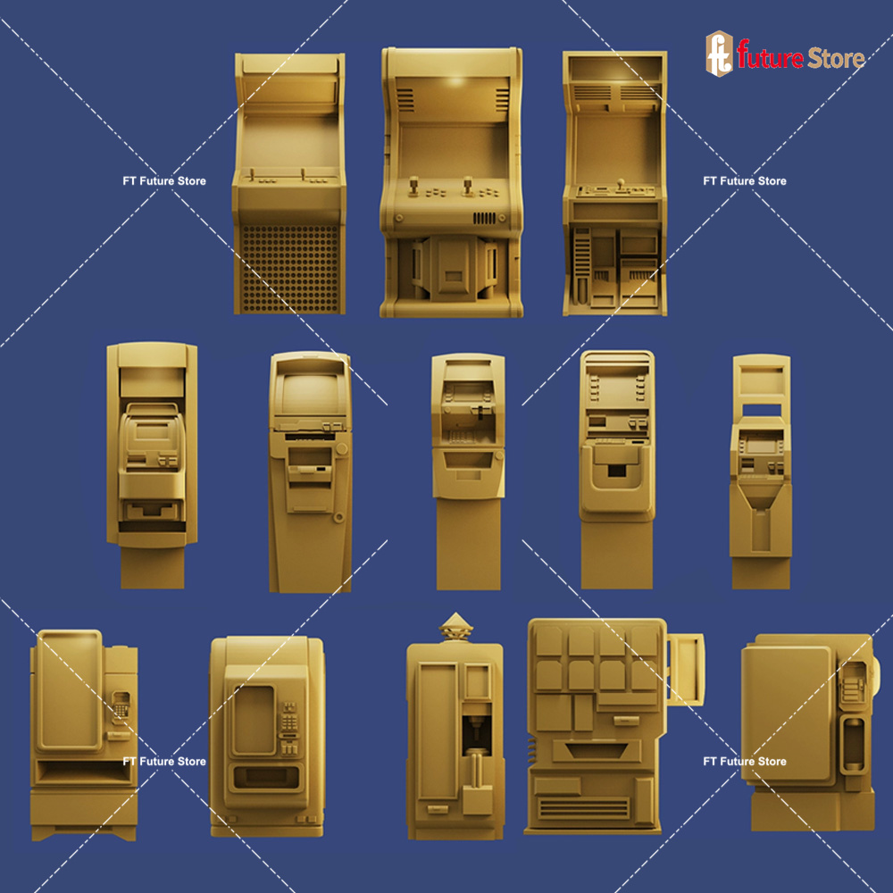 3D Printing Nerd - 3D Print 1/64 Arcade Game Self-service