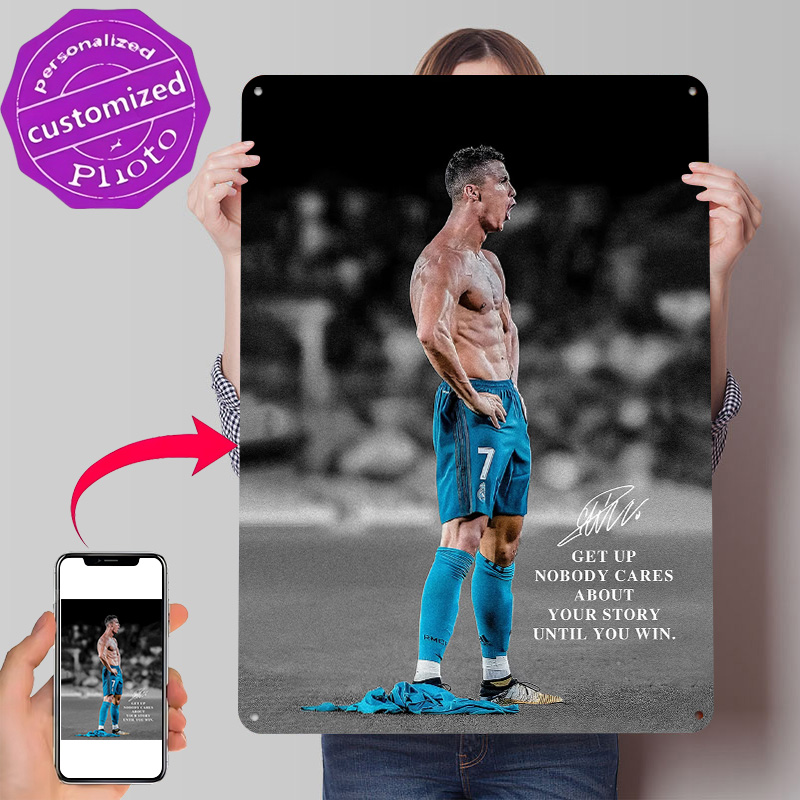 3D Printing Quote - Cristiano Ronaldo Motivational Quote 3D Printed