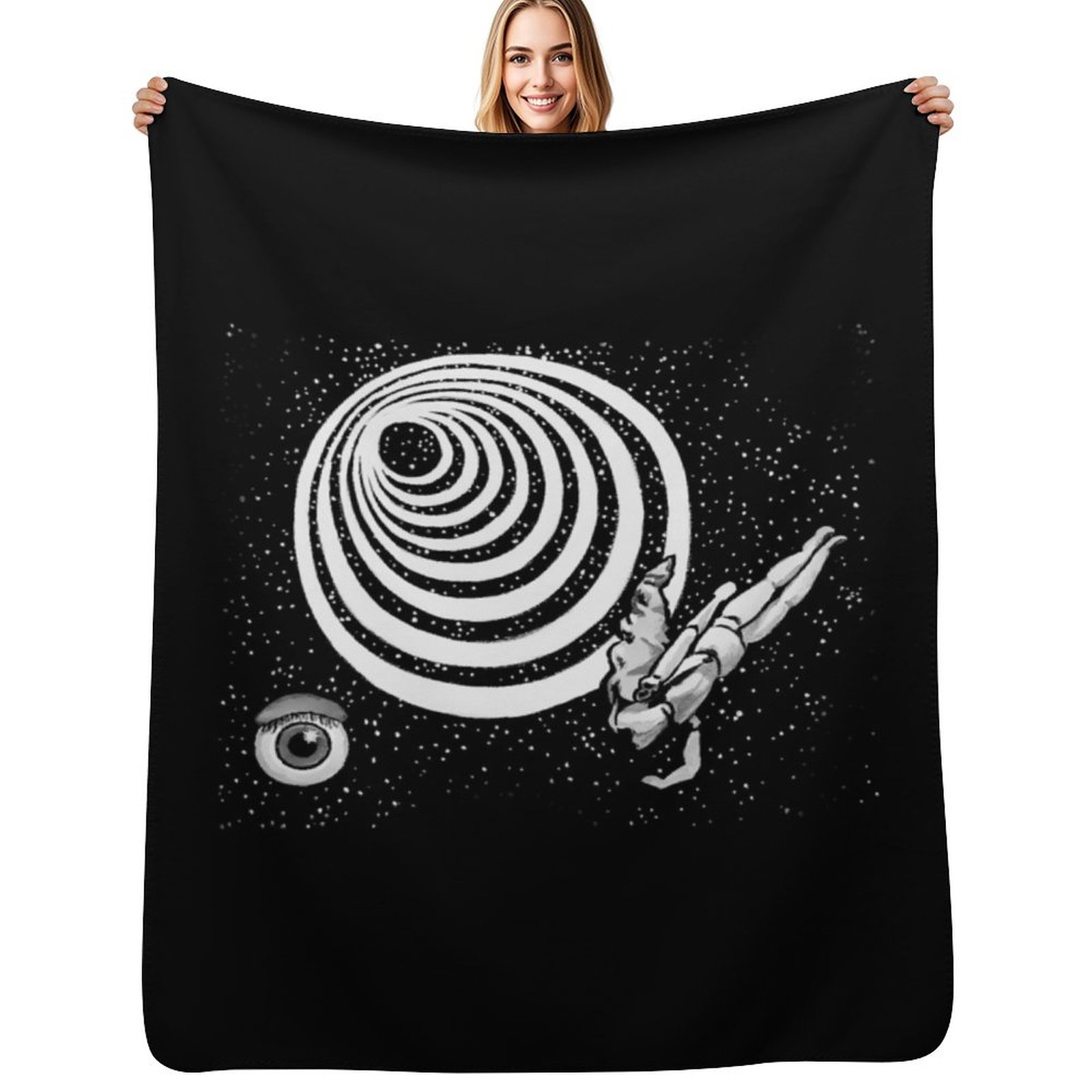 3D Printing Zone - Twilight Zone Eye Throw Blanket Soft