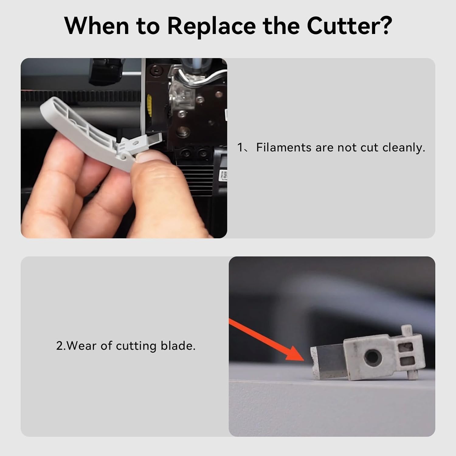 Replacement Filament Cutter fo - 3D Printing Pdf recension och pris