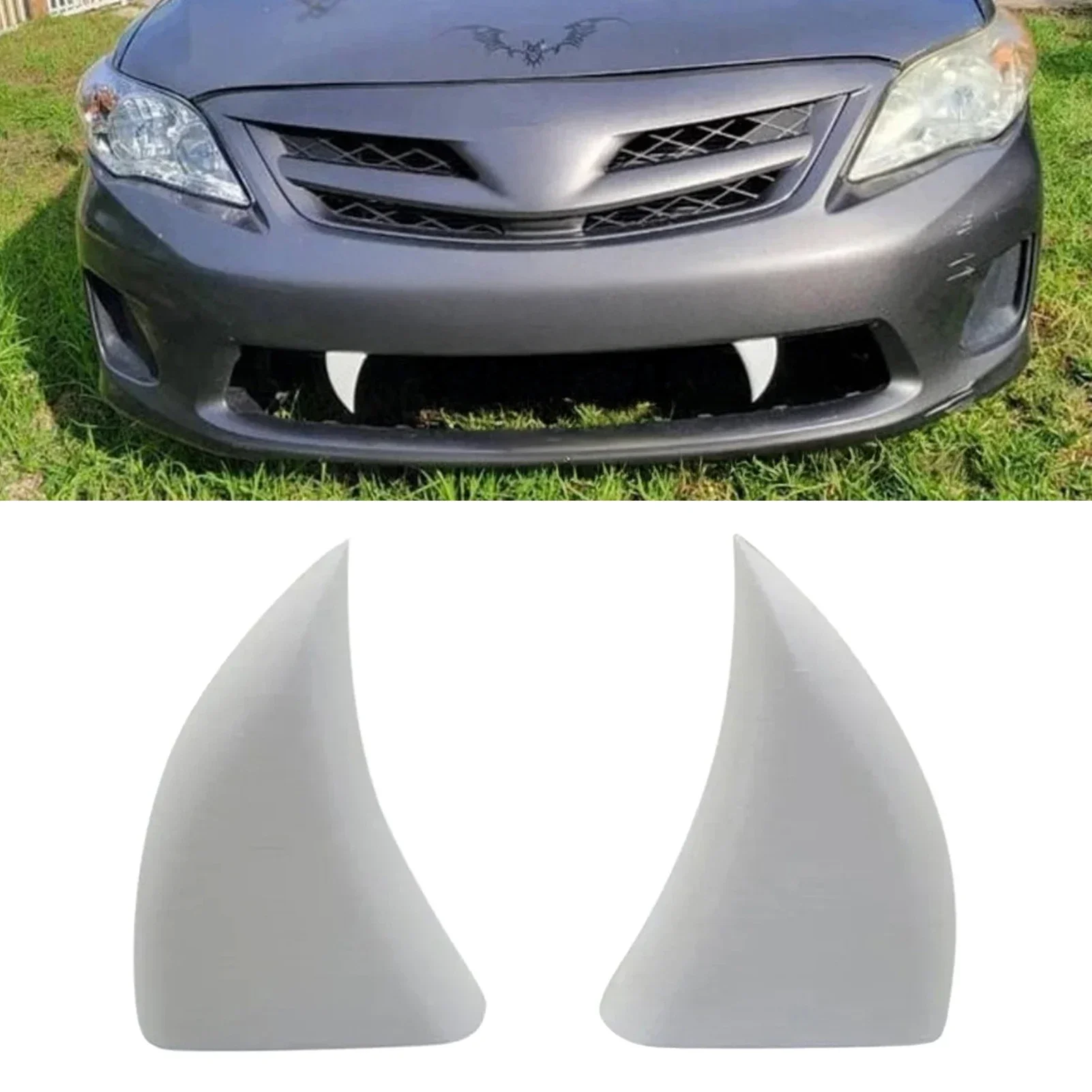 Car Front Grille Teeth Decor 3 - 3D Printing Tooth recension och pris