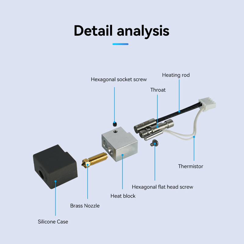 For Anycubic Kobra S1 Hotend K - 3D Printer Hotend Kit recension och pris