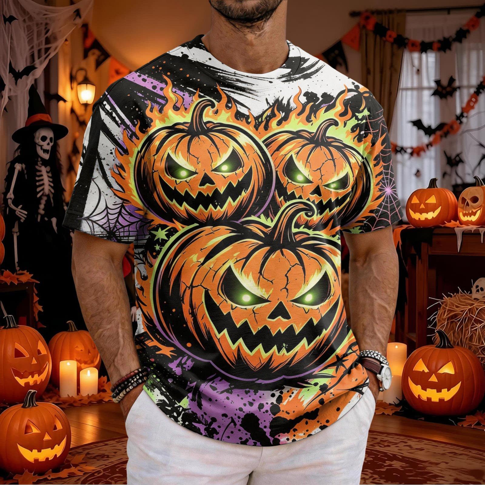 Men Halloween Scary Pumpkin Fa - 3D Printing Web recension och pris