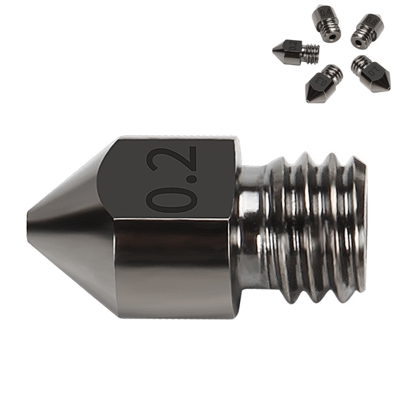 Super Hardened Steel Nozzle MK - 3D Printing News recension och pris