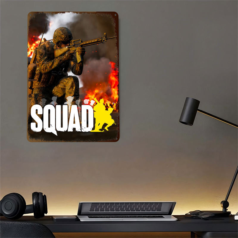 Squad Video Game Cover Art Pos - 3D Printing Videos recension och pris