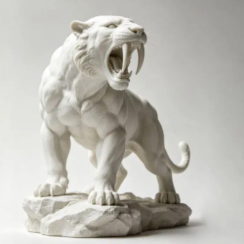 3D‑Printed Plastic Saber‑tooth - 3D Printing Tooth recension och pris