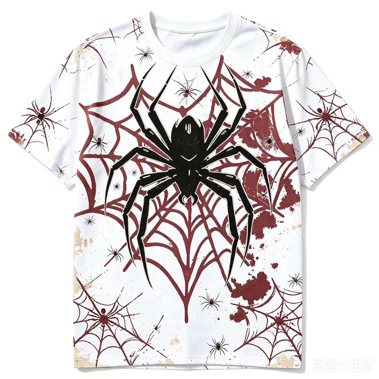 Novel Spider Web T-Shirt Men's - 3D Printing Web recension och pris