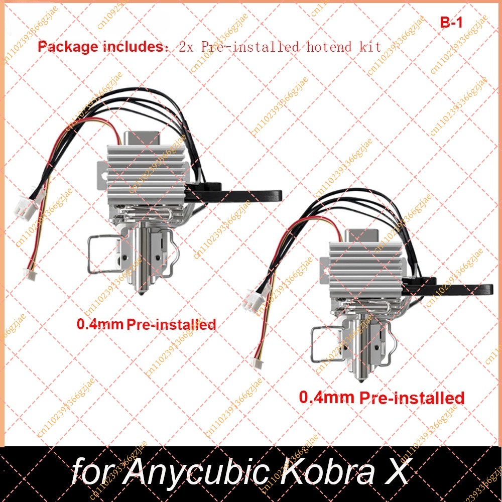 0.4mm Pre-Installed Hotend Kit - 3D Printer Hotend Kit recension och pris