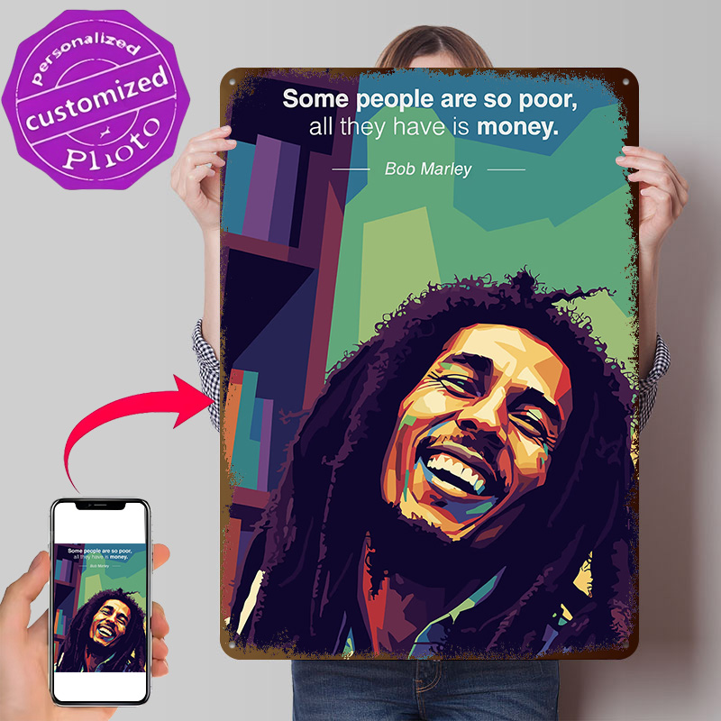 Bob Marley Quote Pop Art 3D Pr - 3D Printing Quote recension och pris