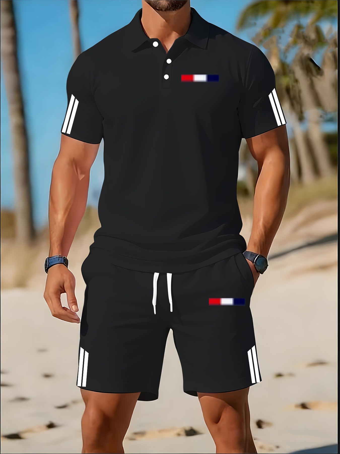 2026 Summer Men's Polo Shirt S - 3D Printing Design recension och pris
