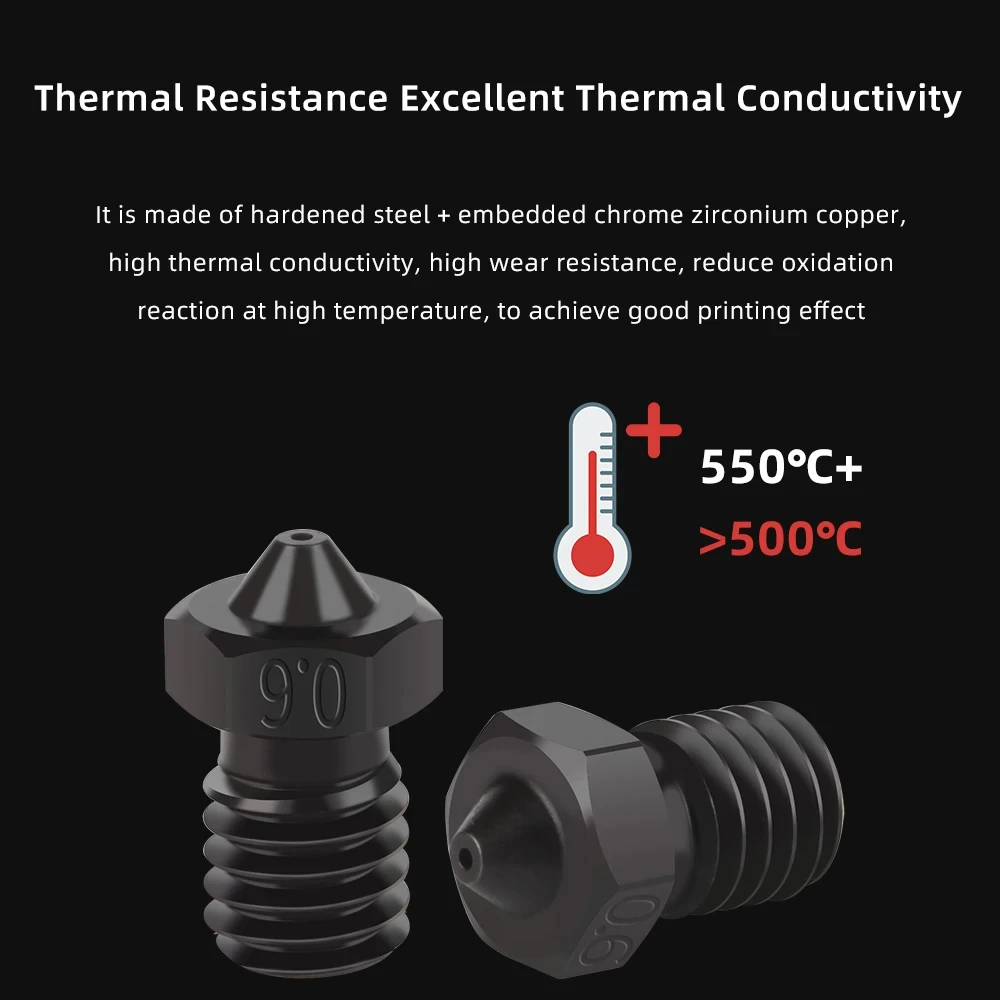 E3D Nozzle 0.2/0.4/0.6/0.8mm H - 3D Printing News recension och pris