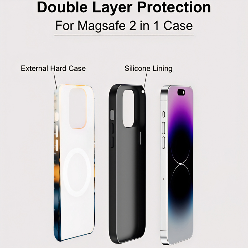 2 in 1 Paw Print Phone Case Fo - 3D Printing Quote recension och pris