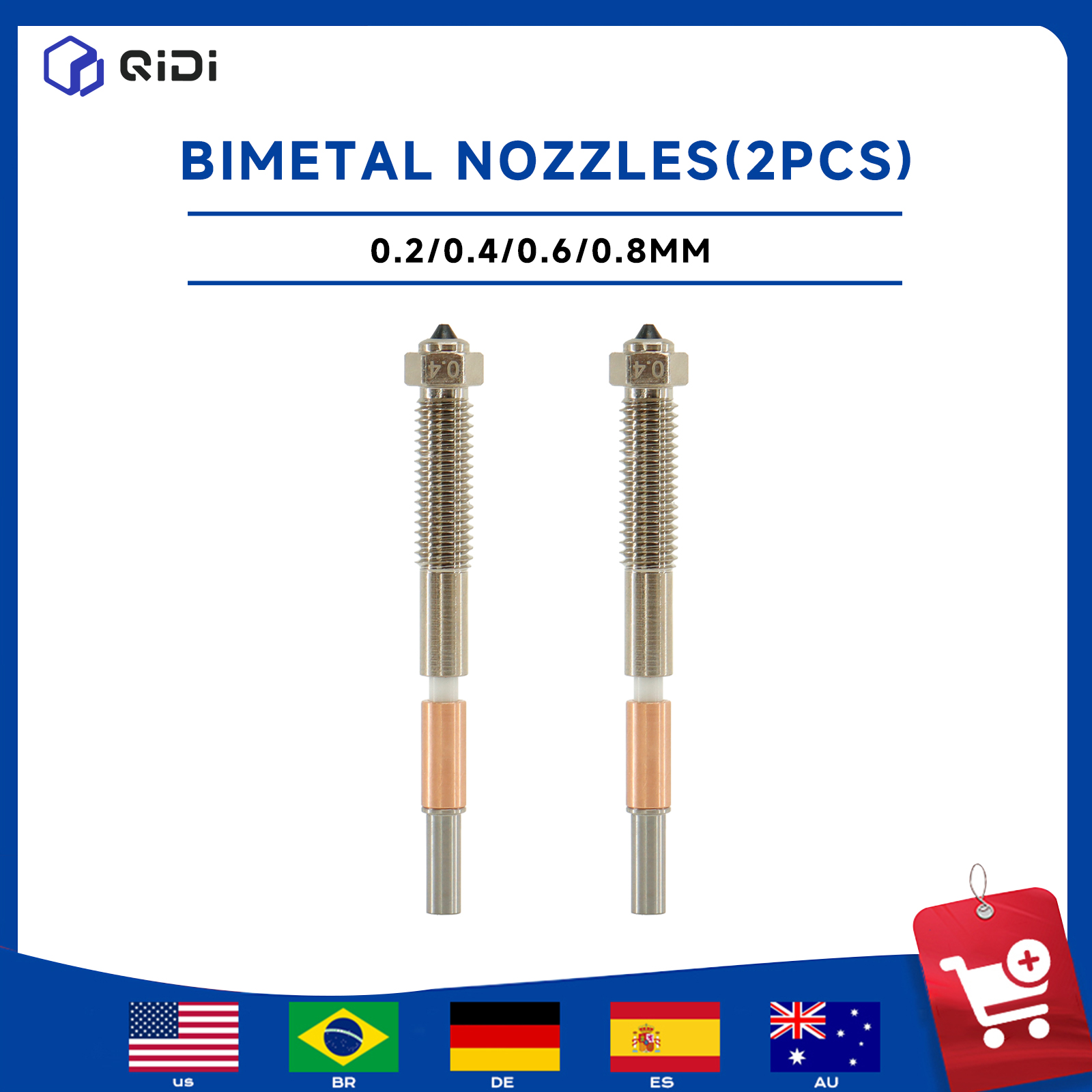 QIDI Max 4 3D Printer Bimetal  - 3D Printer Hotend Kit recension och pris