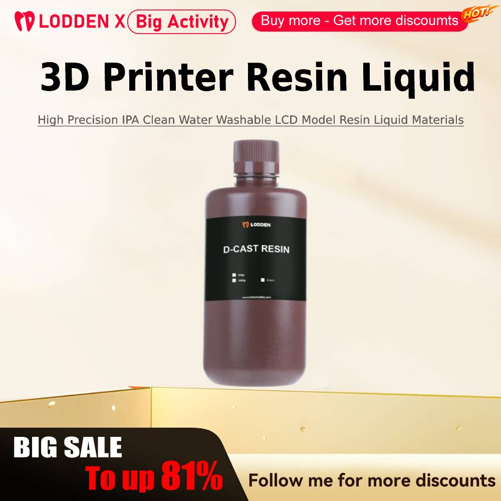 Lodden 3D Printer Resin Liquid - 3D Printing Pdf recension och pris