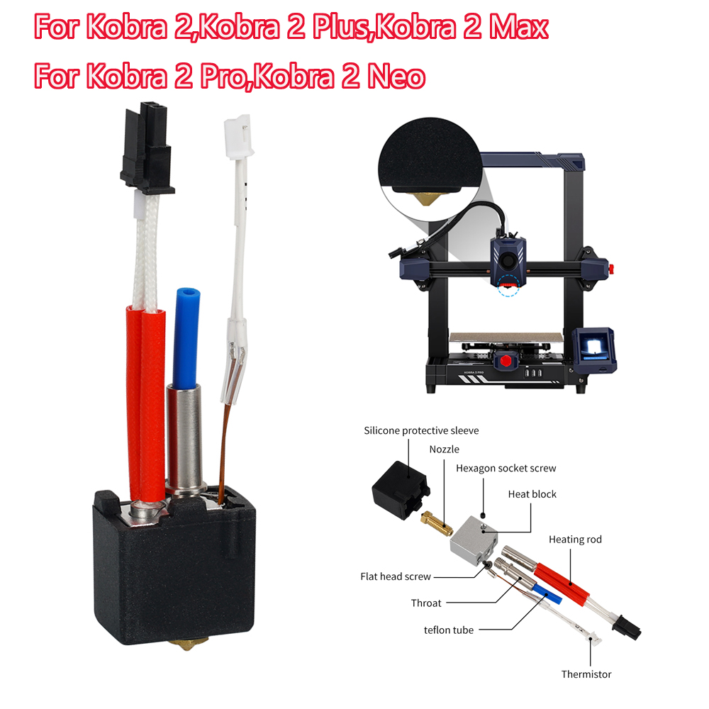 For Anycubic Kobra 2 Hotend An - 3D Printer Hotend Kit recension och pris