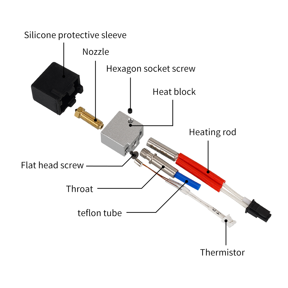 For Anycubic Kobra 2 Hotend An - 3D Printer Hotend Kit recension och pris