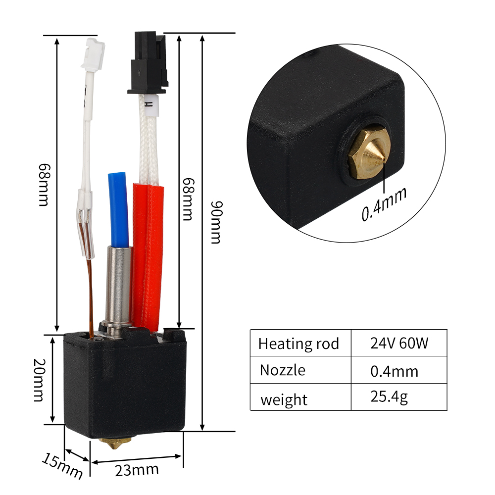 For Anycubic Kobra 2 Hotend An - 3D Printer Hotend Kit recension och pris