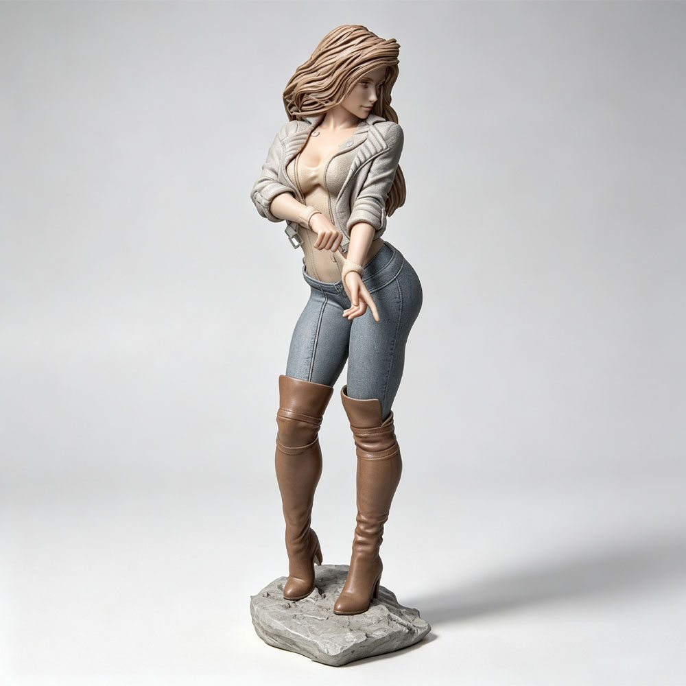 1/24 Realistic Fashionable Fem - 3D Printing Apps recension och pris