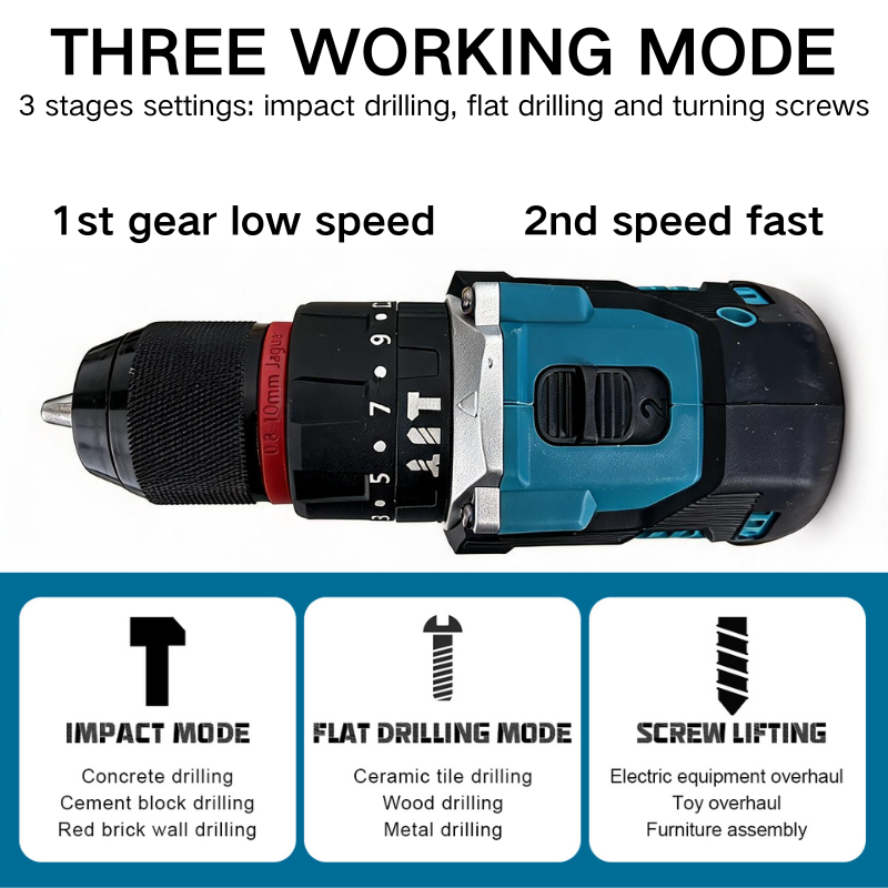 HKELFA Brushless Electric Dril - Makita Drill Ddf484 recension och pris