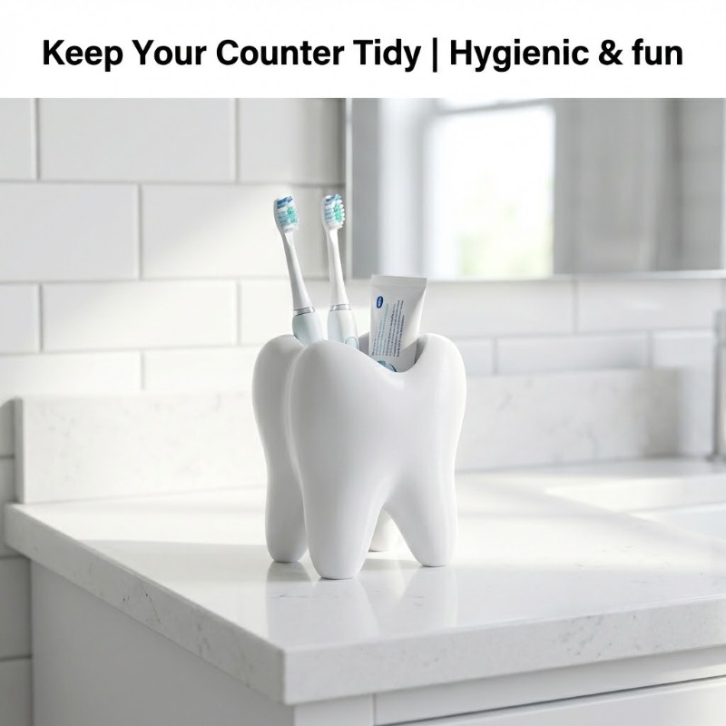 3D Printed Tooth Shaped Deskto - 3D Printing Tooth recension och pris