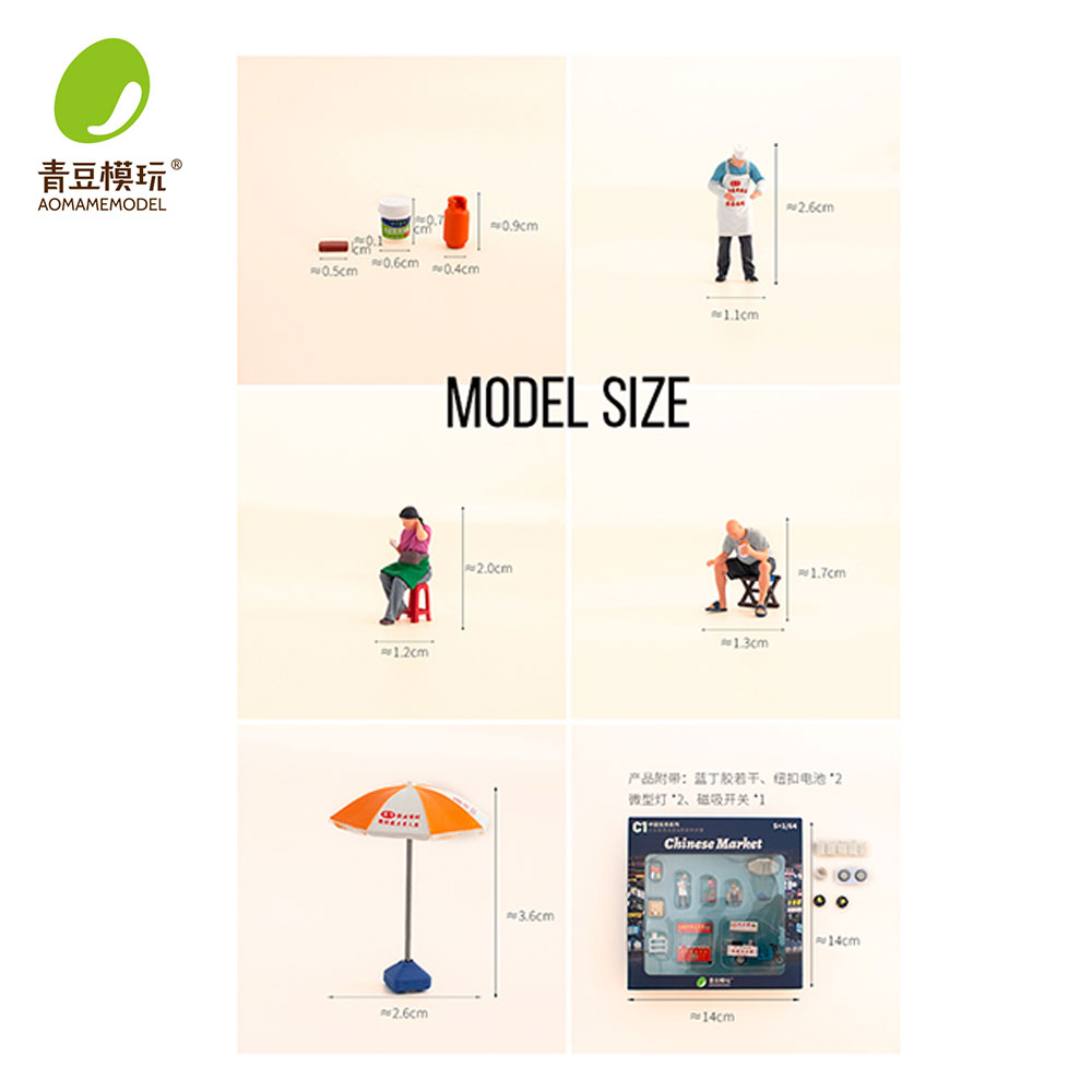 1/64 Night market s Model Kit- - 3D Printing Apps recension och pris
