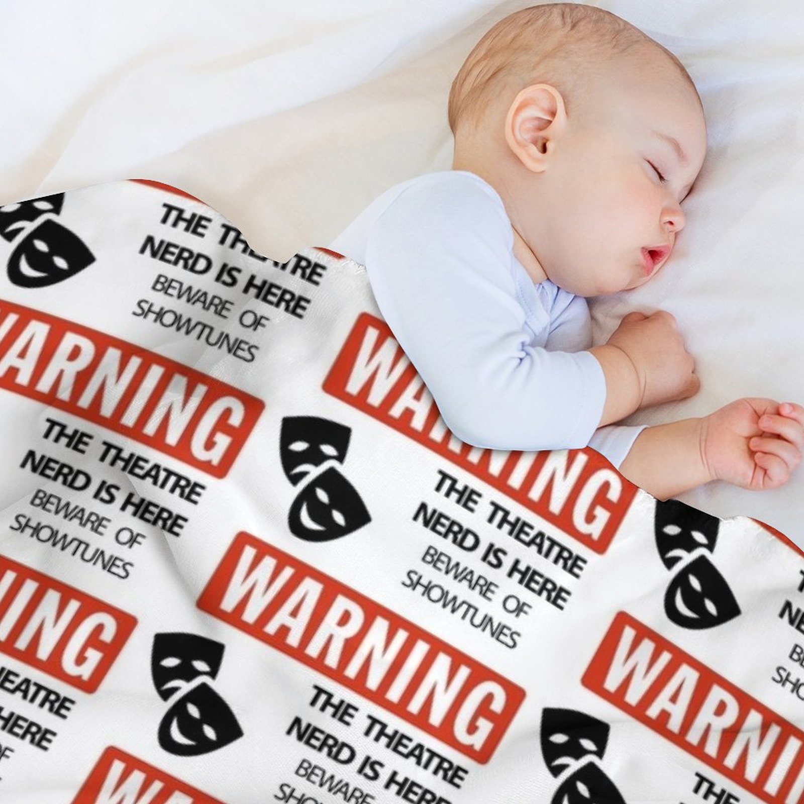 WARNING Theatre Nerd Throw Bla - 3D Printing Nerd recension och pris