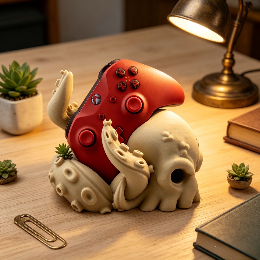 3D Printed Octopus Arm Control - 3D Printing Xbox Controller Holder recension och pris