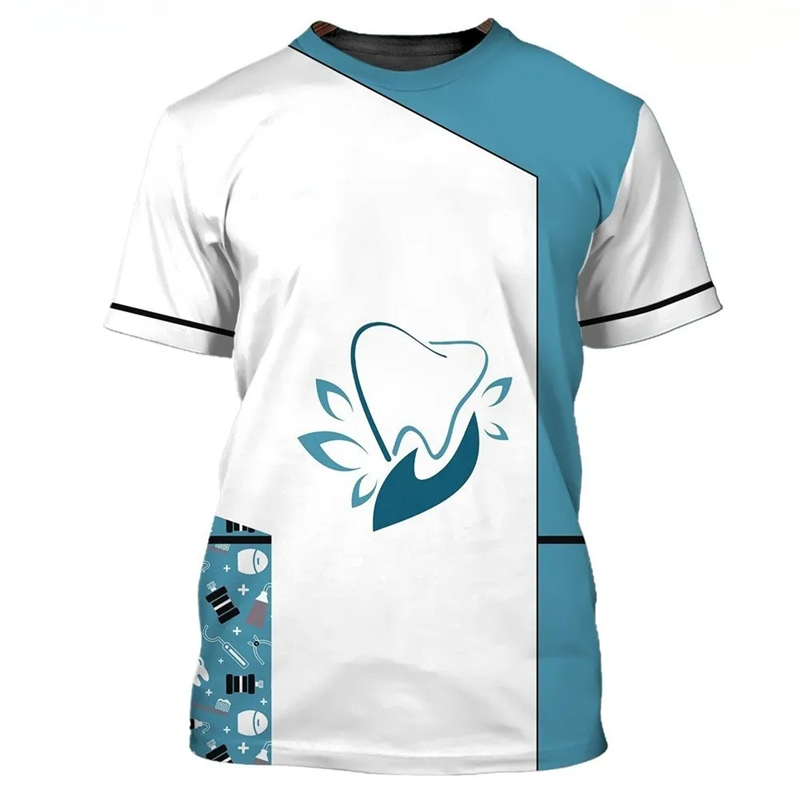 2024 Men's T-shirt Tooth 3d Pr - 3D Printing Tooth recension och pris