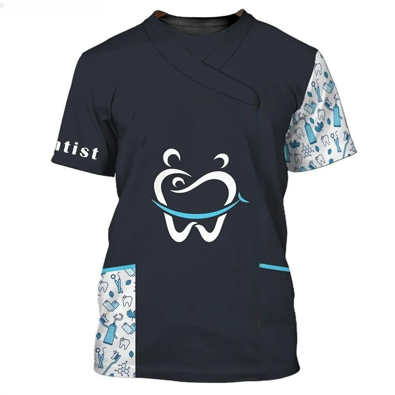 2024 Men's T-shirt Tooth 3d Pr - 3D Printing Tooth recension och pris