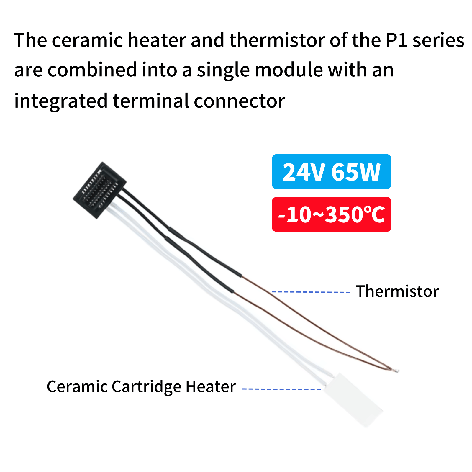 Caremic Heater & Thermistor Fo - 3D Printer Hotend Kit recension och pris