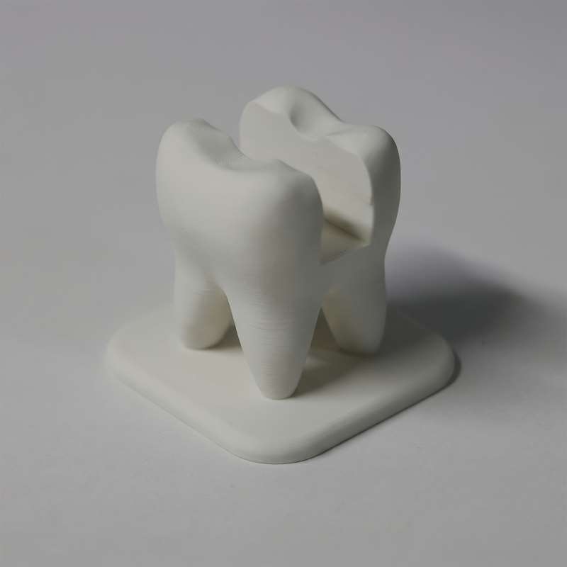 3D Printed Tooth Shaped Busine - 3D Printing Desk recension och pris