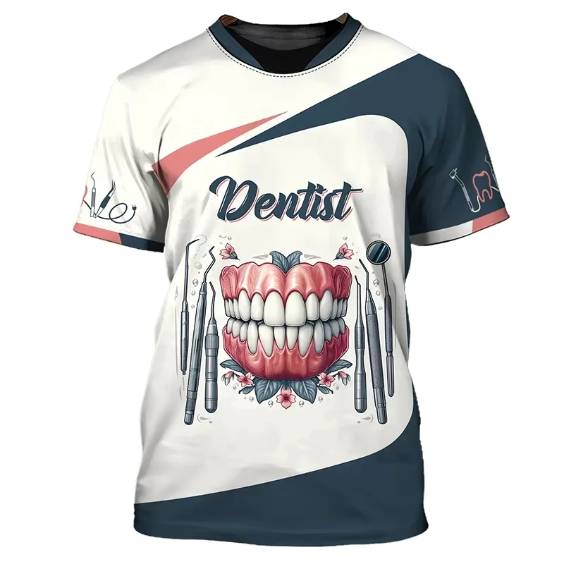 2026 New Men's T-Shirt Tooth 3 - 3D Printing Tooth recension och pris