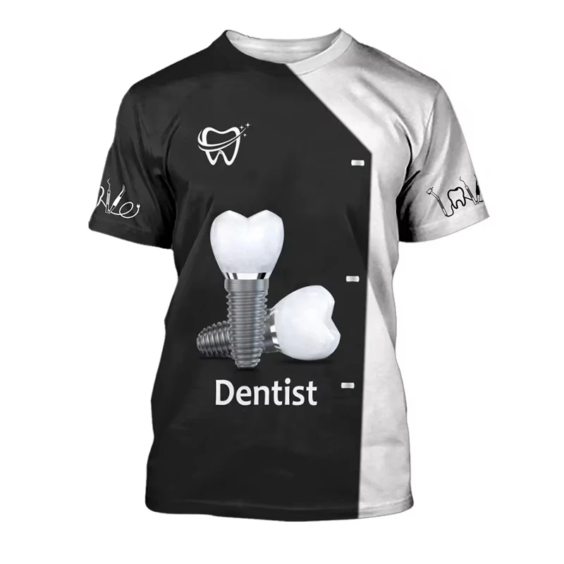 2026 New Men's T-Shirt Tooth 3 - 3D Printing Tooth recension och pris